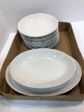 SONE CHINA (bowls,serving bowl,platter)
