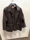 Women's SPIEGEL leather coat(size XXL)