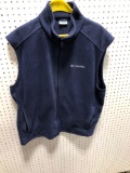 Men's COLUMBIA fleece vest(size XL)