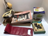 Wine accessories(vacuum sealer,bottle bag,more),tower slicer,stoneware mugs,kitchen utensils