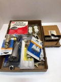 Receptacles, switches, lamp sockets, relief valve, wax bowl ring,more