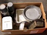 Thermos jugs,pans,bread pans,more