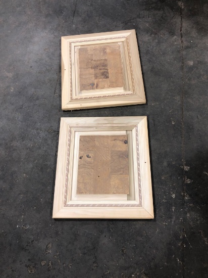 2 matching wooden cabinet doors(unfinished)