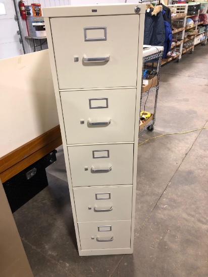 5 drawer metal file cabinet