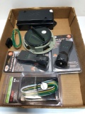 Trailer electric plugs,7 blade & 4 pin testers,trailer plastic junction box,more