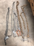 Light weight chains(various lengths),Crosby shackle