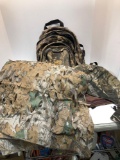 FIELD LINE Camouflage backpack,hood,camo material