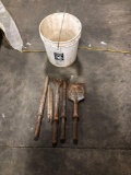 Jack hammer chisels/bucket