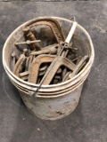 Miscellaneous C clamps/bucket