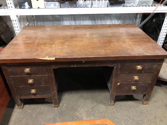 Vintage wooden desk