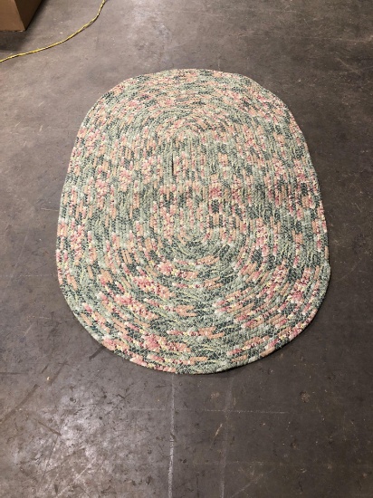 Braided area rug