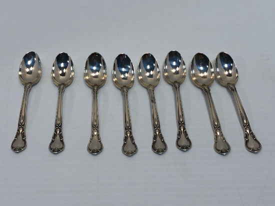 8-Vintage GORHAM STERLING silver Demitasse spoons