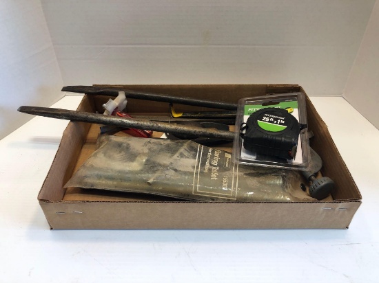 Flaring tool set, crowbar, clamp, tape measure, more