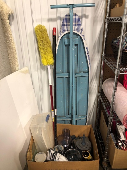 Duster, ironing board, food processor, more