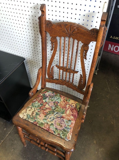 Antique wood chair