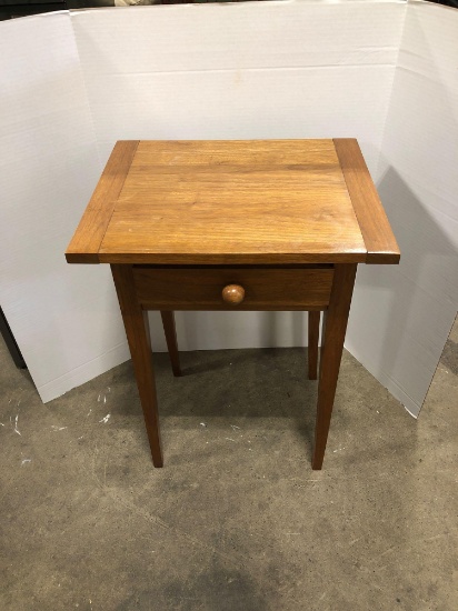 Wood end table