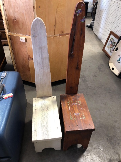 Wood stools