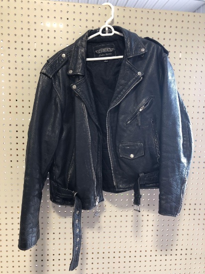 Unik leather jacket- size 46