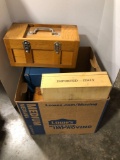 Various storage boxes