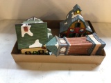 Christmas village buildings