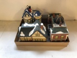 Christmas village buildings