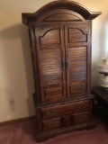 Wood wardrobe