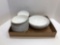 Centura by Corning bowls, Noritake (Made in Japan) Waverly bowls