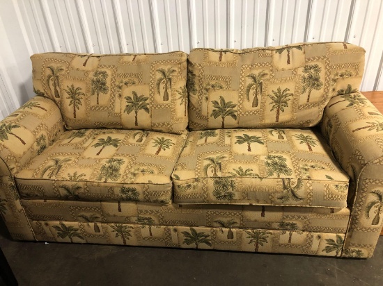 J. Raymond Pineapple fabric sleeper sofa