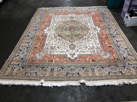 A.A.A. 10'6" x 8'3" Handcrafted rug- Made in Iran No. 42365