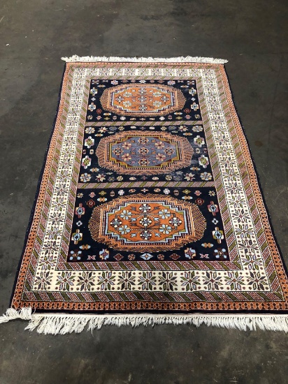 82"x 42" Handcrafted Persian Rug- No Tag