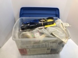 tape, strap wrenches, rope, more