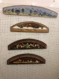 Wood wall plaques