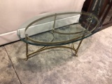 Glass top coffee table (lot 22, 28, 29 match)