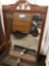 32 inch tall by 22 inch wide antique wall mirror