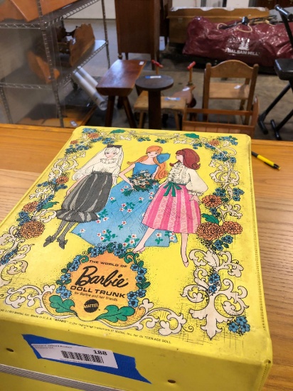 Barbie Doll Trunk With Contents