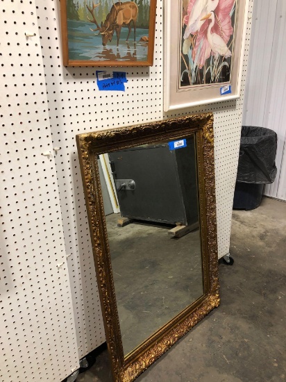 Decorative framed mirror