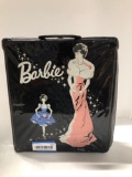 Vintage Barbie doll case with contents