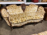 Victorian style 6 foot sofa excellent condition but has been reupholstered