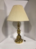 Single brass lamp