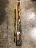 Antique vintage deep-sea fishing rod Sherwood Forest home of Robin Hood and his merry men Childs
