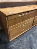 Oak credenza 34 inches wide 18 inches deep