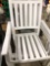 4 out door Aluminum Stackable Chairs with Cushions