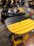 Pittsburgh Steeler black and gold tailgate table perfect for that football game