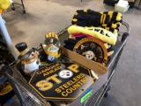 NFL Steelers towels plates snow gloves more