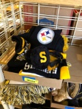 Official NFL Steeler Scarfs, Hairpiece, Gloves, Hats & more