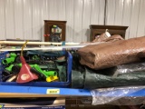 Tarps, outdoor items and more