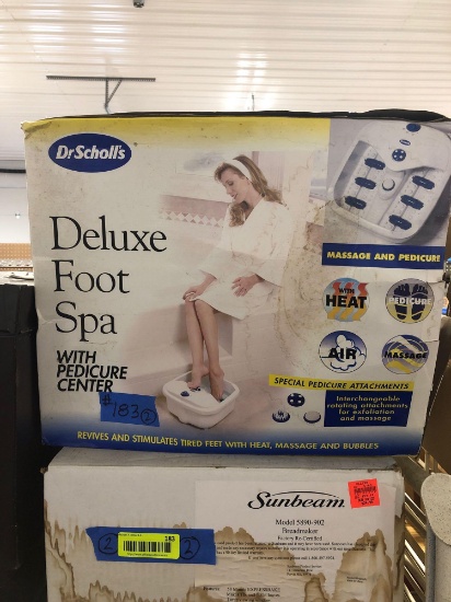 Foot Spa & Breadmaker