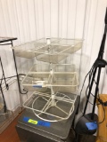 Floor Light Metal Cart and a display rack