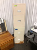 Two - 2 drawer file cabinets
