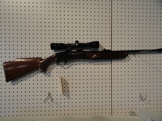 REMINGTON MOD 4 CAL 30 06 WITH BUSHNEL SCOPE MONTE CARLO STOCK SN A4048671